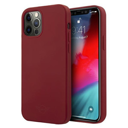 MINI MIHCP12LSLTRE IPHONE 12 PRO MAX 6,7" CZERWONY/RED HARD CASE SILICONE TONE ON TONE