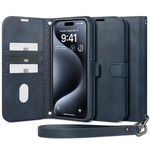 Etui Spigen Wallet S Pro na iPhone 15 Pro - granatowe