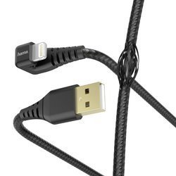 HAMA KABEL ŁADUJĄCY/DATA USB GAMER LIGHTNING MFI 1.5M BLACK USZKODZONE OPAKOWANIE