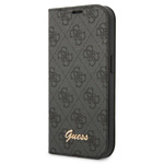 Guess GUBKP14XHG4SHK iPhone 14 Pro Max6,7" czarny/black book 4G Vintage Gold Logo