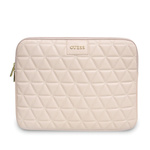 Guess Sleeve GUCS13QLPK 13" różowy/pink Quilted