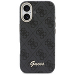 Etui Guess 4G Script MagSafe do iPhone   17 czarny