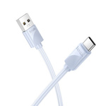 Kabel USB A do USB C Hoco 3A 1 m X114 niebieski