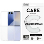 Etui CARE by PanzerGlass Flagship Urban  Combat do Samsung Galaxy Z Flip7 przezroczysty