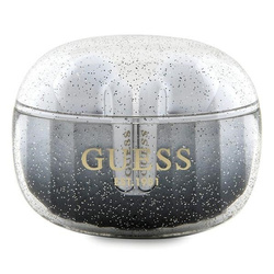 Guess słuchawki Bluetooth GUTWSHDGKEEKTWS + stacja dokująca czarny/black Glitter Gradient