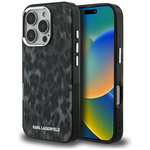 Etui Karl Lagerfeld IML Leopard Pattern  MagSafe do iPhone 16 Pro Max czarny