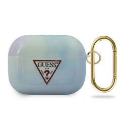 Guess GUACAPTPUMCGC02 AirPods Pro coverniebieski/blue Tie & Dye Collection