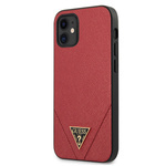Guess GUHCP12SVSATMLRE iPhone12 mini 5,4" czerwony/red hardcase Saffiano