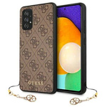 GUESS GUHCA52GF4GBB HARD CASE 4G CHARMS SAMSUNG GALAXY A52 BROWN