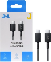 Kabel JML CD-118 USB-C/USB-C - 2A 1M - BLACK