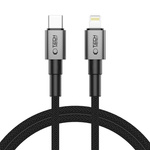 TECH-PROTECT ULTRABOOST DNA LIGHTNING CABLE PD27W/3A 100CM IRON GREY