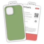 MYSAFE ETUI SILIKONOWE IPHONE 13 PRO MAX PISTACJA PUDEŁKO