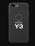 ETUI ADIDAS Y-3 MOULDED CASE LEATHER IPHONE 6 PLUS / 7 PLUS  / 8 PLUS BLACK