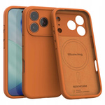 Spacecase Etui Silicone Mag iPhone 17 Pro orange