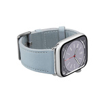 Apple Watch (42/49mm) Puro E-CLASSIC Vegan Leather Watch Strap - Light Blue