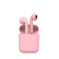 EARPHONES BLUETOOTH TWS INPODS I12 PINK