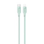 USAMS KABEL USB-C NA LIGHTNING PD FAST CHARGING 1,2M 20W LITHE SERIES ZIELONY/GREEN SJ566USB04 (US-SJ566)