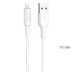 Kabel USB A do Lightning Hoco 2A 1 m X25 biały