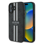 Guess GUHMP16MP4RPSK iPhone 16 Plus 6.7"czarny/black hardcase 4G Printed Stripes MagSafe
