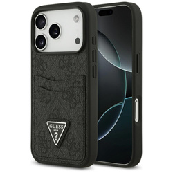 Etui Guess 4G Double Card Triangle do iPhone 17 Pro czarny
