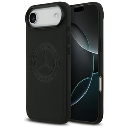 Etui Mercedes Leather Vintage Logo       MagSafe do iPhone Air czarny