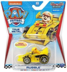 PAW PATROL SPIN MASTER METAL RACING VEHICLE RUBBLE
