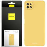 Spacecase Etui Silicone Case Galaxy A22 5G yellow