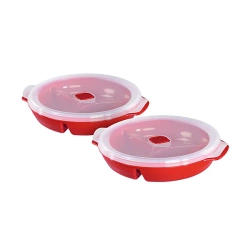 2 Piece Microwave Plate Set