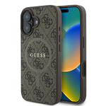 Guess GUHMP16MG4GFRW iPhone 16 Plus6.7" brązowy/brown hardcase 4G Ring Classic Logo MagSafe