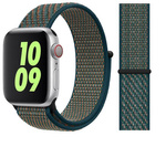 Apple Nike Sport Loop Purple/Ocean Green for 44mm / 45mm / 46mm / 49mm Cases - Size Universal, Original Seal, MXN62ZM/A