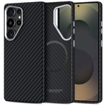 TECH-PROTECT ION CARBON MAGSAFE GALAXY S25 ULTRA BLACK/SILVER