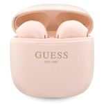 Guess słuchawki Bluetooth GUTWST26PSPTWS + stacja dokująca różowy/pink Classic EST Logo