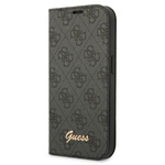 Guess GUBKP14MHG4SHK iPhone 14 Plus / 15 Plus 6.7" czarny/black book 4G Vintage Gold Logo