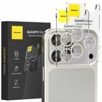 Spacecase Szkło na aparat Quickfit Camera iPhone 17 Pro / 17 Pro Max silver