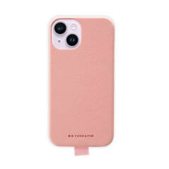 SBS case&me iPhone 15 case with leather finish, microfiber interior purple