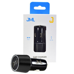Ładowarka samochodowa JML CC-106 Car Charger PD+PD 36W 2xUSB-C