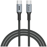 Kabel Verbatim Sync & Charge USB-C do    USB-C QC PD 60W 120cm czarny 31845