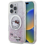Hello Kitty HKHMP16XLSWKH iPhone 16 Pro  Max 6.9" biały/white hardcase Liquid Glitter Sweet Kitty Bows MagSafe