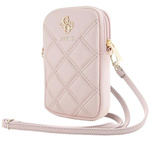 Guess Torebka GUWBZPSQSSGPróżowy/pink Zip Quilted 4G