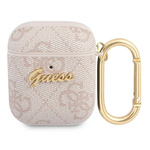 Guess GUA24GSMP AirPods 1/2 coverróżowy/pink 4G Script Metal Collection
