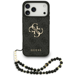 Etui Guess 4G Strap 4G Classic Logo do   iPhone 17 Pro Max czarny