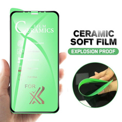 SZKŁO HARTOWANE CERAMICZNE FLEX IPHONE 6 / 6S CZARNE