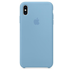 APPLE SILICONE CASE MW952ZM/A IPHONE XS MAX CORNFLOWER ORYGINALNA PLOMBA