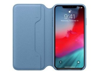LEATHER FOLIO CASE MRX52ZM/A IPHONE XS MAX CAPE COD BLUE ORIGINAL SEAL