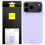 Spacecase Etui Silicone Case 3.0 iPhone 17 Pro light purple