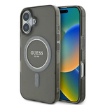 Guess GUHMP16MHFGEREK iPhone 16 Plus     6.7" czarny/black hardcase IML Glitter Circle MagSafe