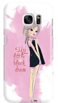 FUNNY CASE ETUI NADRUK MY LITTLE BLACK DRESS SAMSUNG GALAXY S7