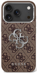 Etui Guess 4G Big 4G Classic Logo do     iPhone 17 brązowy srebrny
