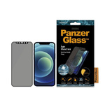 PanzerGlass E2E Super+ iPhone 12 MiniCase Friendly AntiBacterial Microfracture Privacy czarny/black