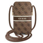 Guess Torebka GUPHL4GDBR 6,7"brązowy/brown hardcase 4G Stripe